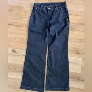 Karen Kane wide leg denim jeans